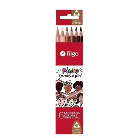 Lapiz Filgo * 6L Color Piel