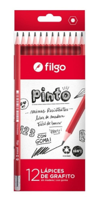 Lapiz Filgo *12 Grafito Hb C/Goma