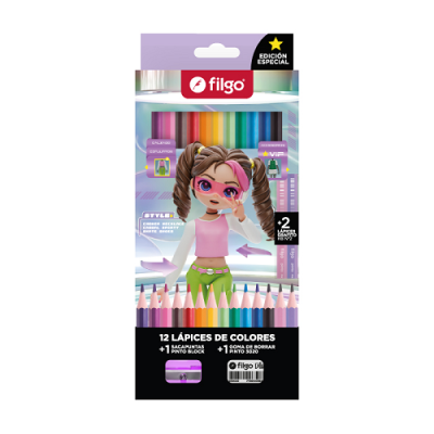 Lapiz Filgo * 12L Color Nena