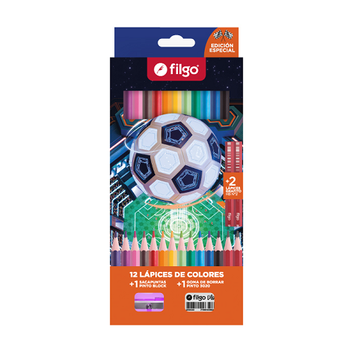 Lapiz Filgo * 12L Color Futbol