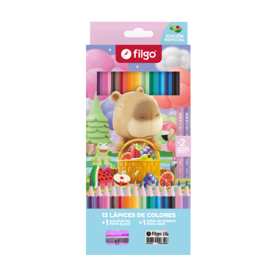 Lapiz Filgo * 12L Color Capibara