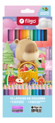 Lapiz Filgo * 12L Color Capibara