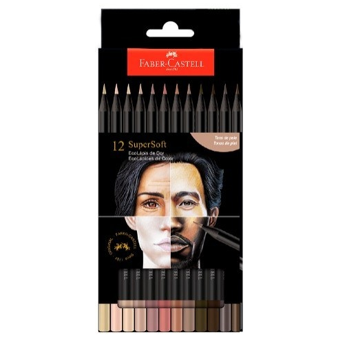 Lapiz Faber Super Soft *12 Piel