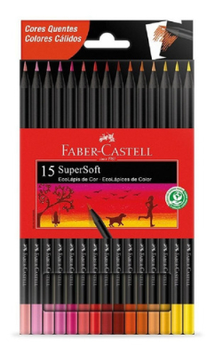 Lapiz Faber Super Soft *15 Calido