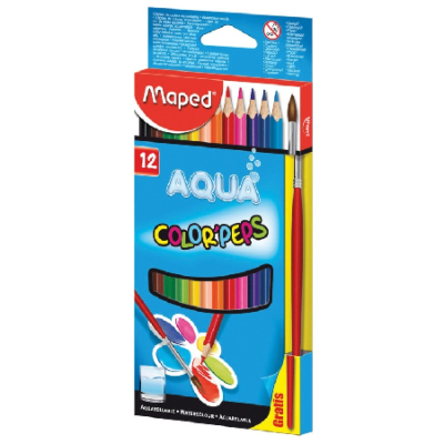 Lapiz Maped Color Peps Aqua *12