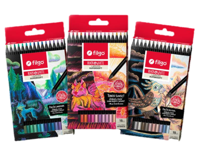 Lapiz Filgo * 15L Black & White