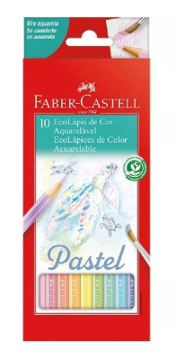 Lapiz Faber *10 Pastel Acuarelable