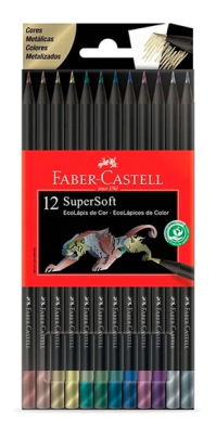 Lapiz Faber Super Soft *12 Metal