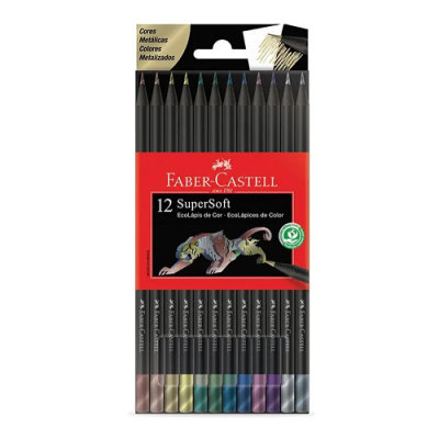 Lapiz Faber Super Soft *12 Metal