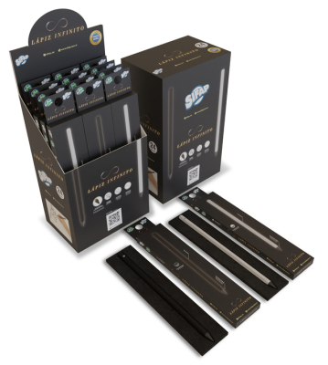 Lapiz Infinito Negro/Blanco Sifap