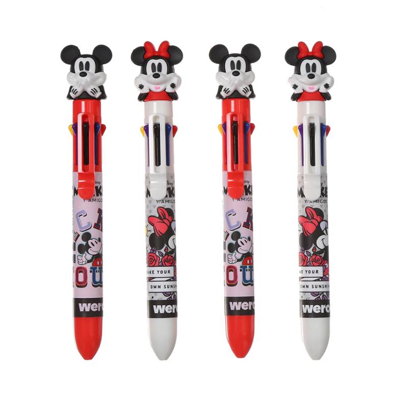 Boligrafo Ocho Colores Mickey *18