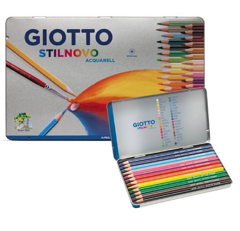 Lapiz Giotto Lata Acuar.*12L