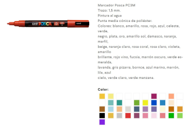 Marc.posca Pc-3M Pta.med.