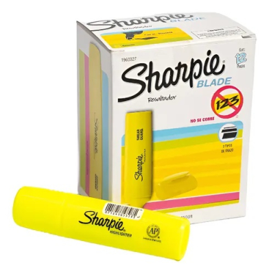 Resaltador Sharpie Blade