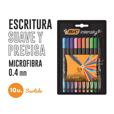 Microfibra Bic Intensity *10