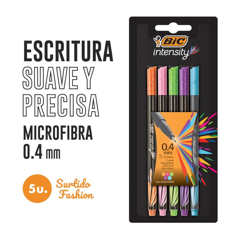Microfibra Bic Intensity *5