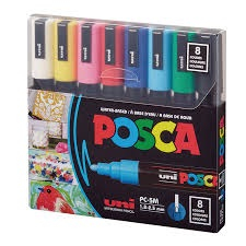 Marc.posca *8 Col.clasicos Pc-5M