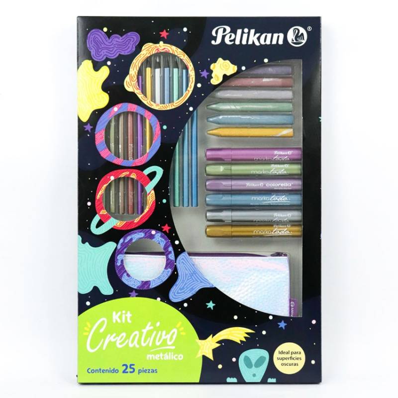 Kit Pelikan Creativo Metalico *25