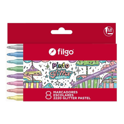 Marc.filgo *8 Pinto Glitter Pastel