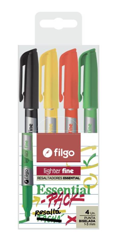 Resaltador Filgo Fine Essential *4
