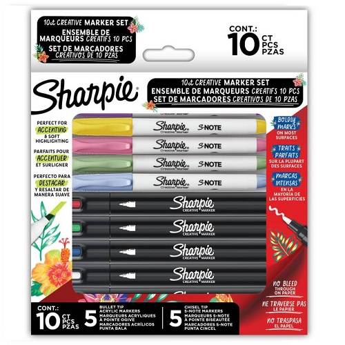 Marc.sharpie Creativity 10Ct 220517
