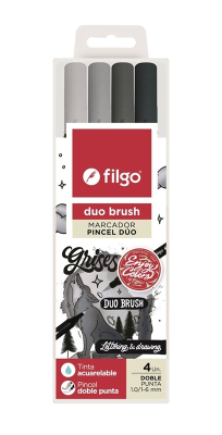 Marc.filgo *4 Duo Brush Gris
