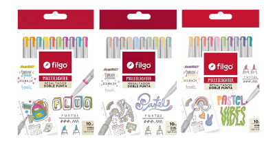 Resaltador Filgo Doble Punta *10