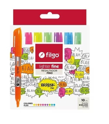 Resaltador Filgo Fluo Lighter *10