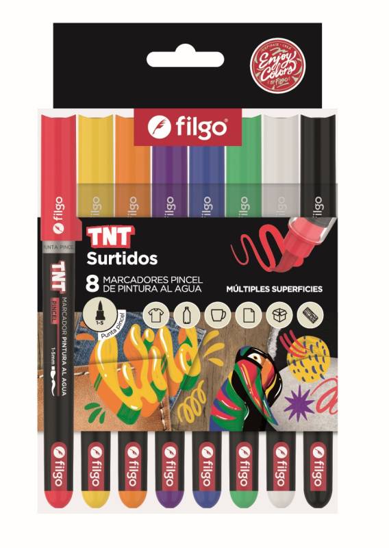 Marc.filgo Pincel Tnt *8 Surtido