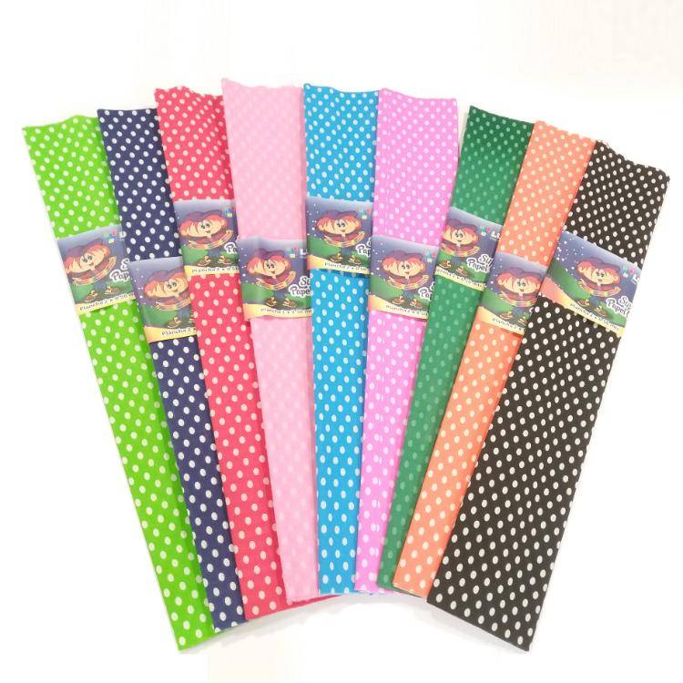 Papel Crepe Luma A Lunares