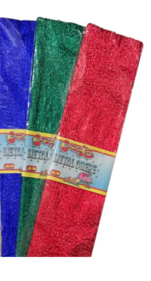Papel Crepe Crepin Metal