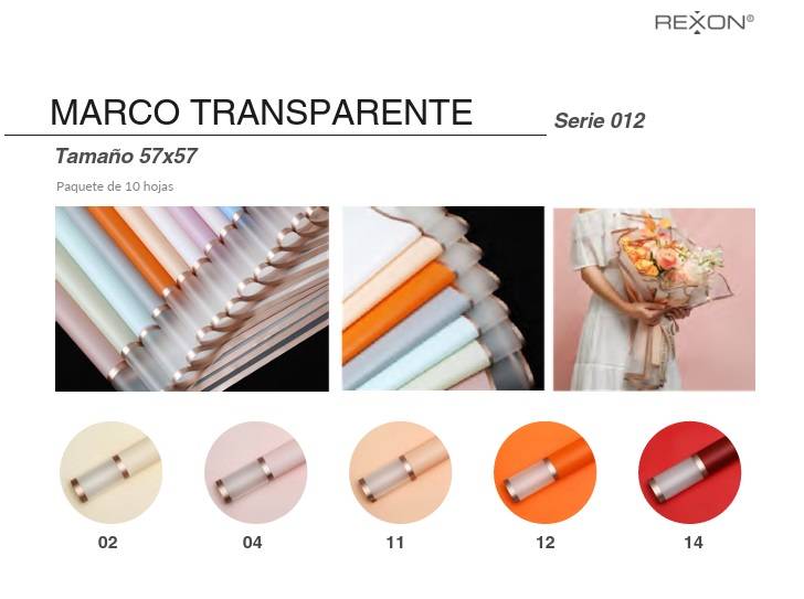 Papel Coreano Marco Transparente 12