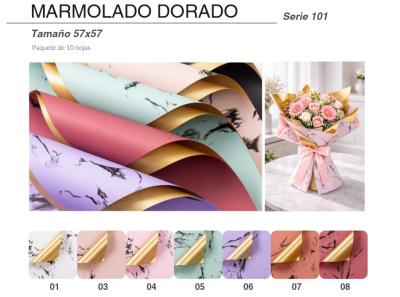 Papel Coreano Marmol Nø101 *10