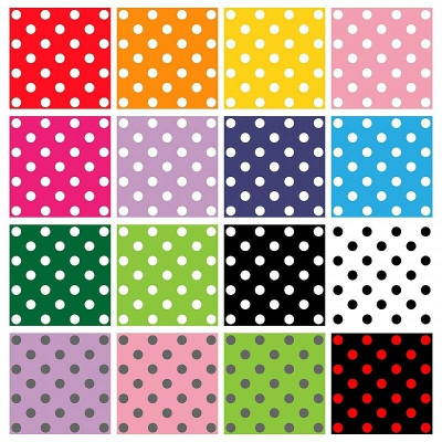 Papel Plastificado Lunares