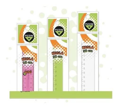 Regla Pizzini 1712 30Cm * 10