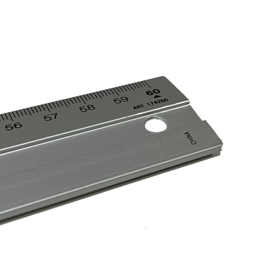 Regla Pizzini 60Cm Aluminio