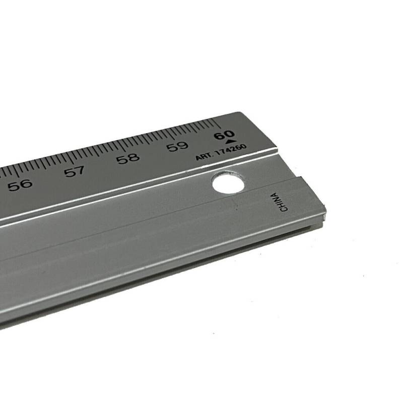 Regla Pizzini 60Cm Aluminio