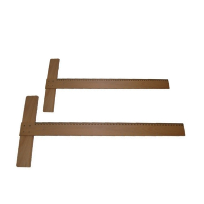 Regla T Madera * 50 Cm. Milimetrada