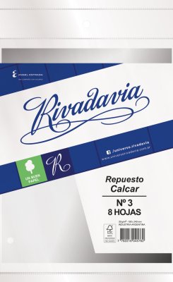 Repuesto Calcar Rivadavia Nø3