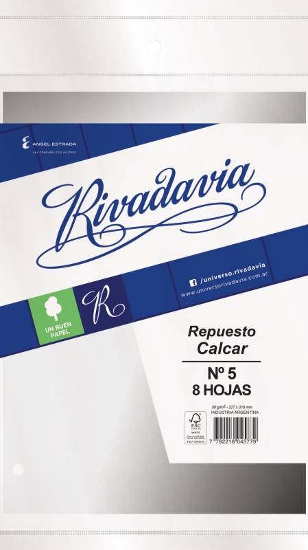 Repuesto Calcar Rivadavia Nø5
