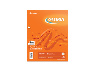 Repuesto Gloria *400 Hojas