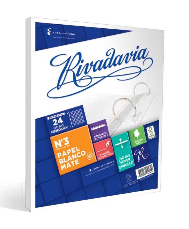 Repuesto Rivadavia *24 Hojas