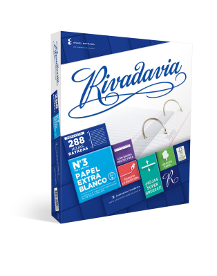 Repuesto Rivadavia *288 Hojas E.bco