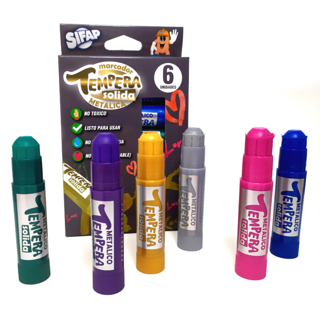 Tempera Sifap Solida *6 Metal