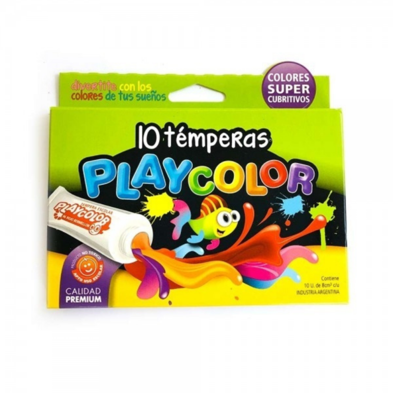 Tempera Playcolor *10