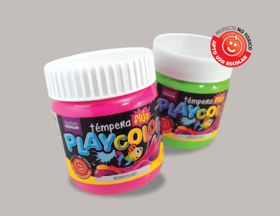 Tempera Playcolor *300Gr Fluo