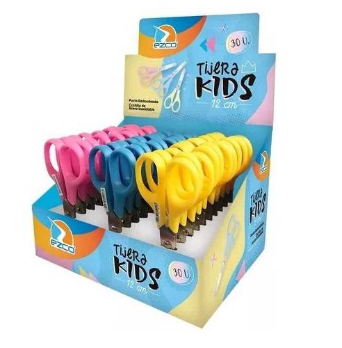 Tijera Ezco Kids 12Cm * 30Und