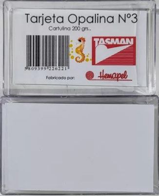 Tarjetas Opalinas Arcolor N§3 200Gr