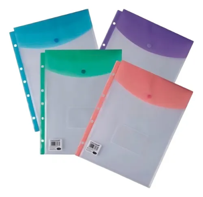 Folio A4 C/Boton 5 Perforacion Lama