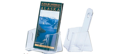 Portafolleto Con Base Cristal